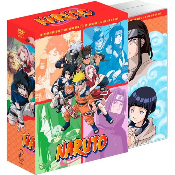 NARUTO BOX 1 episodios 1 a 110 DVD