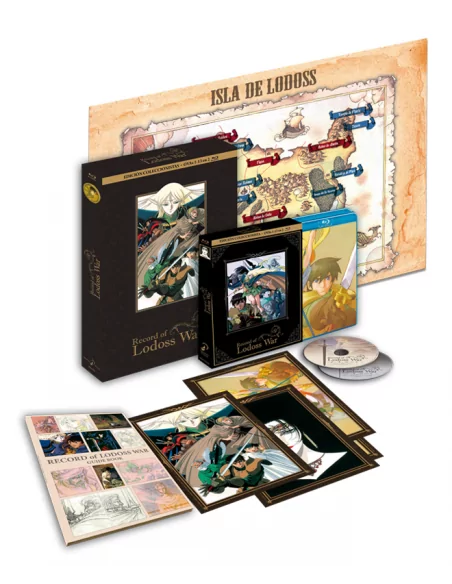 Record Of Lodoss War Serie Completa Bluray Edición Coleccionistas