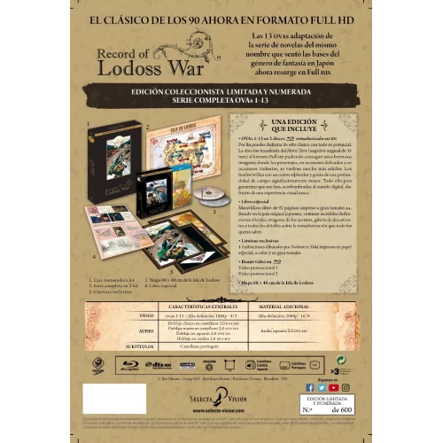 Record Of Lodoss War Serie Completa Bluray Edición... 2