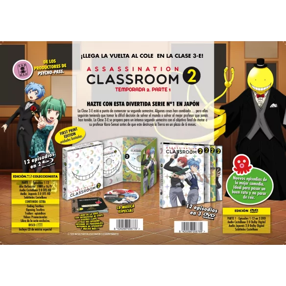 Assassination Classroom Temporada 2 - episódios online streaming