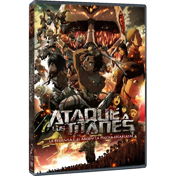 Ataque a los Titanes, la película parte 1: El Arco y la Flecha Escarlata.- Edición DVD
