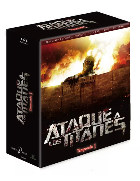 ATAQUE A LOS TITANES TEMPORADA 1 Blu-ray - Episodios 1 a 25