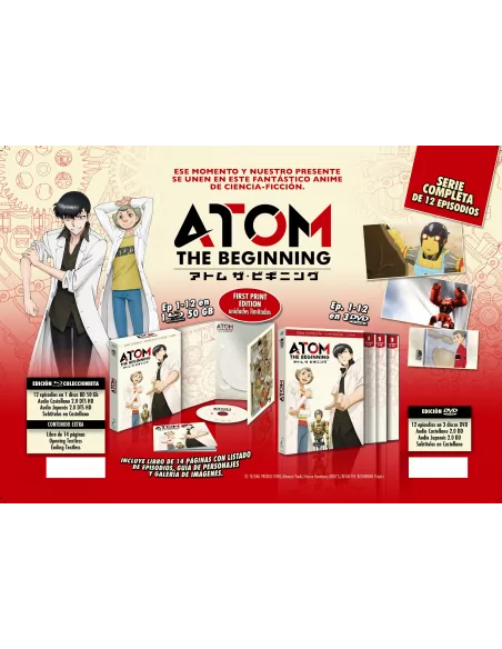 Atom The Beginning. Episodios 1 A 12. Dvd