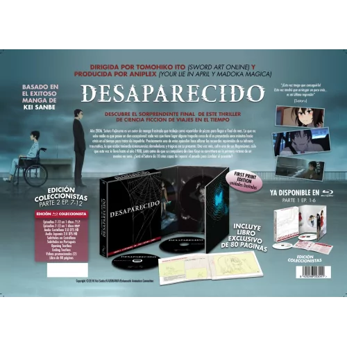 Desaparecido. Parte 2. Episodios 7 A 12. Bluray Ed.... 2