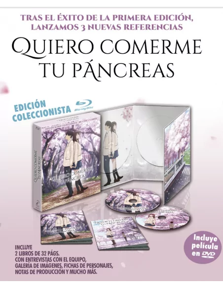 Quiero Comerme Tu PÁncreas Bluray Coleccionista