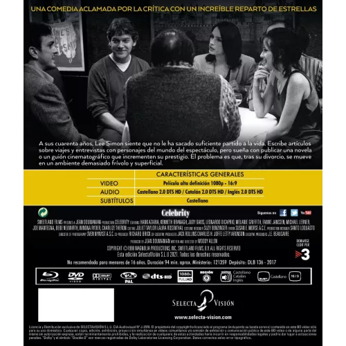 Celebrity (woody Allen 1998)  Bd + Dvd (combo) 2