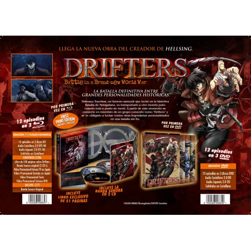 Drifters Episodios 1 A 12 Dvd 2