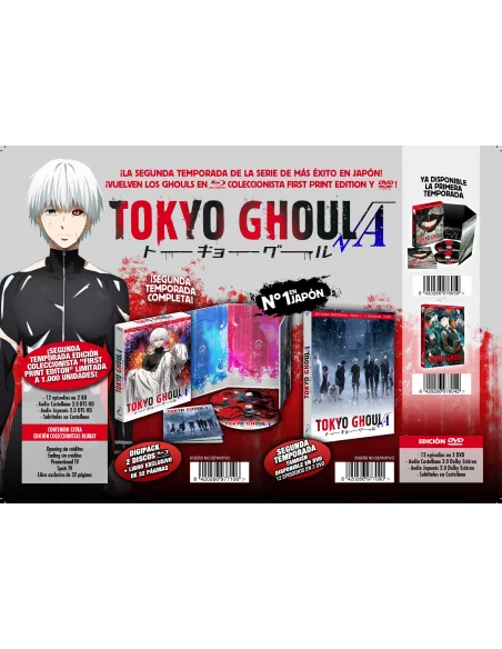 Tokyo Ghoul, Temporada 2. Edición Dvd