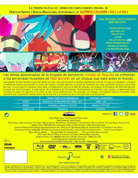 Promare Bluray Edición Coleccionista