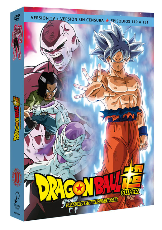 Dragon Ball Super. Box 10 Dvd Episodios 119 A 131