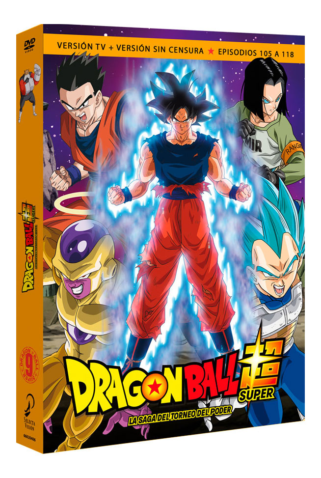 Dragon Ball Super. Box 9. Episodios 105 Al 118. Edición Dvd