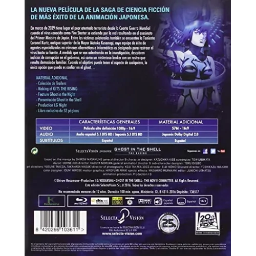 Ghost In The Shell La Nueva PelÍcula (the Rising).-... 2