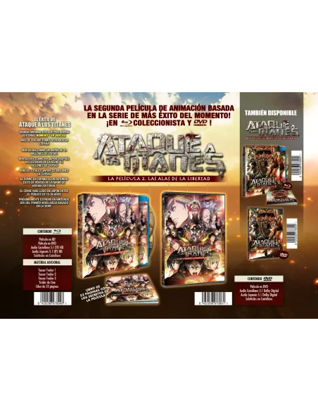 Ataque A Los Titanes. La Película. Parte 2. Las Alas De La Libertad.- Edición Dvd