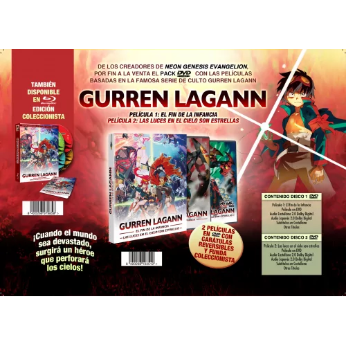 Gurren Lagann En Dvd. El Fin De La Infancia + Las Luces... 2