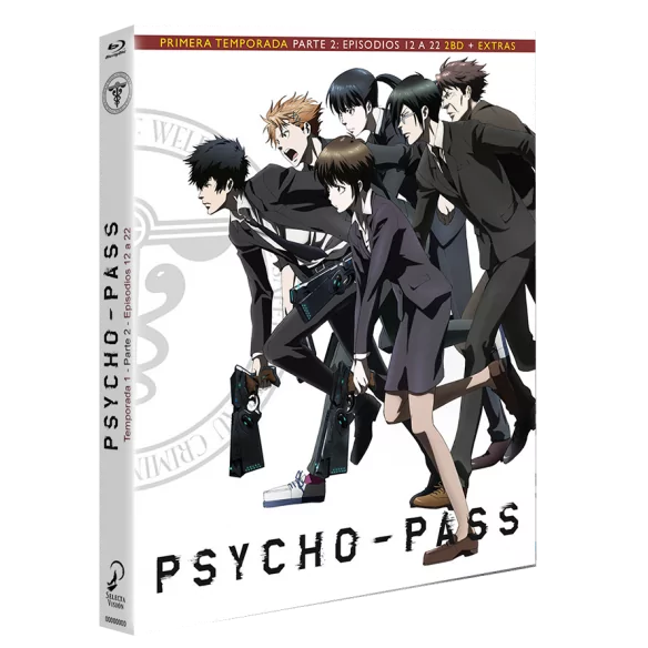 PSYCHO PASS Temporada 1 parte 2. Blu-ray.- Edición Coleccionista.