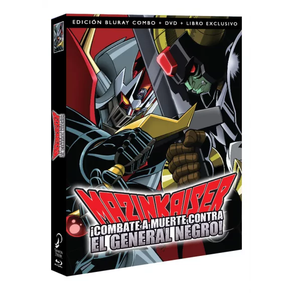 Mazinkaiser ¡Combate a muerte contra el General Negro!  - Ed. Coleccionista Bluray + DVD + Extras + Libro