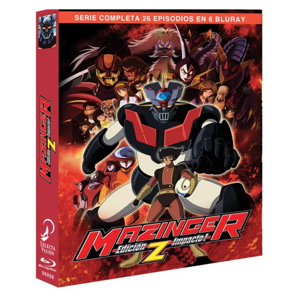 Mazinger Z Edición Impacto! Serie Completa Coleccionistas Blu-ray + Libro 