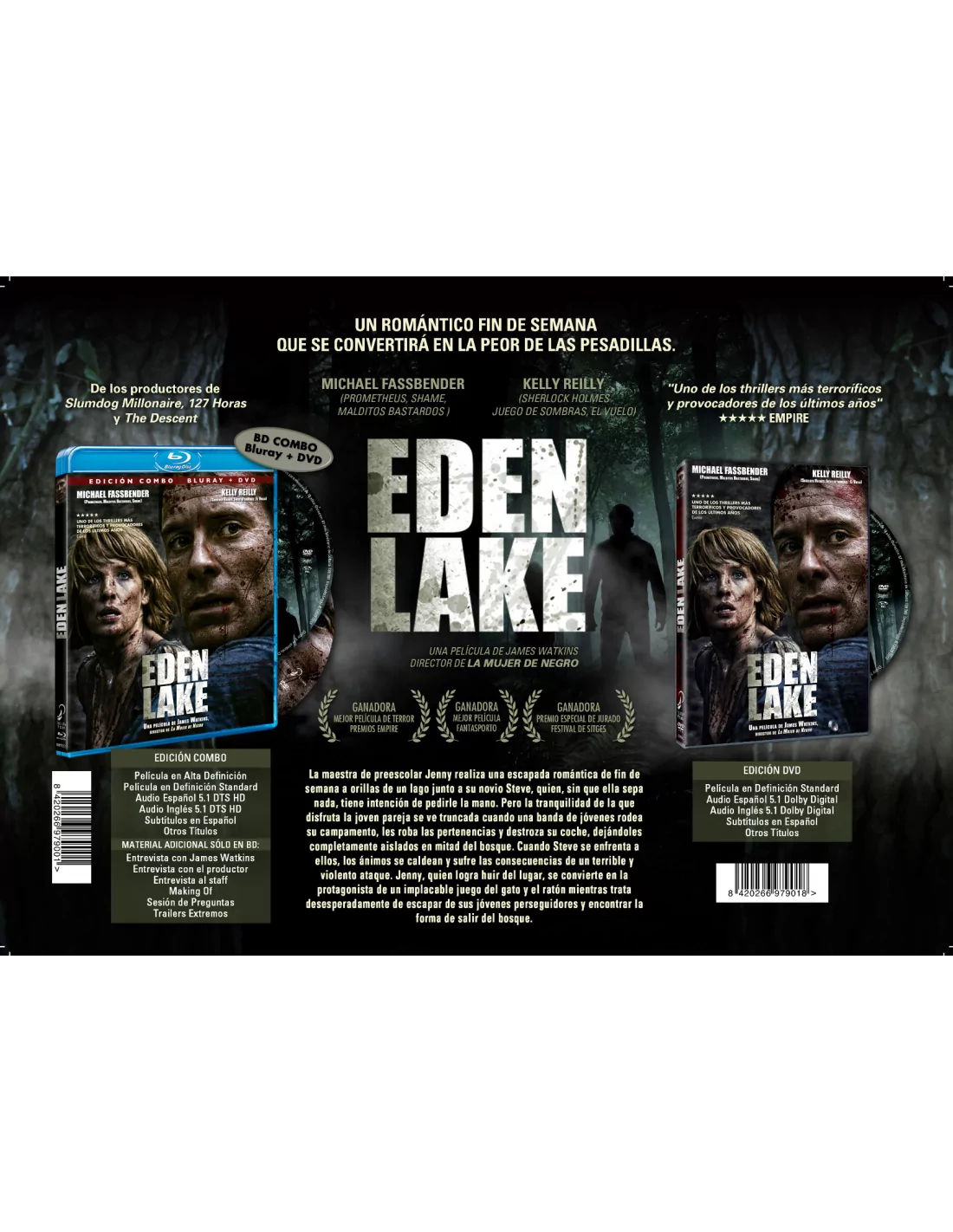 Día del Maestro Conversacional pestillo Eden Lake.- Edición DVD