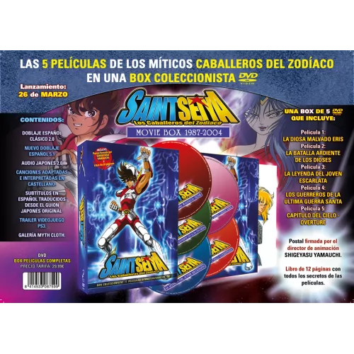 Los Caballeros Del Zodiaco: Movie Box 1987-2004.- Edición... 2