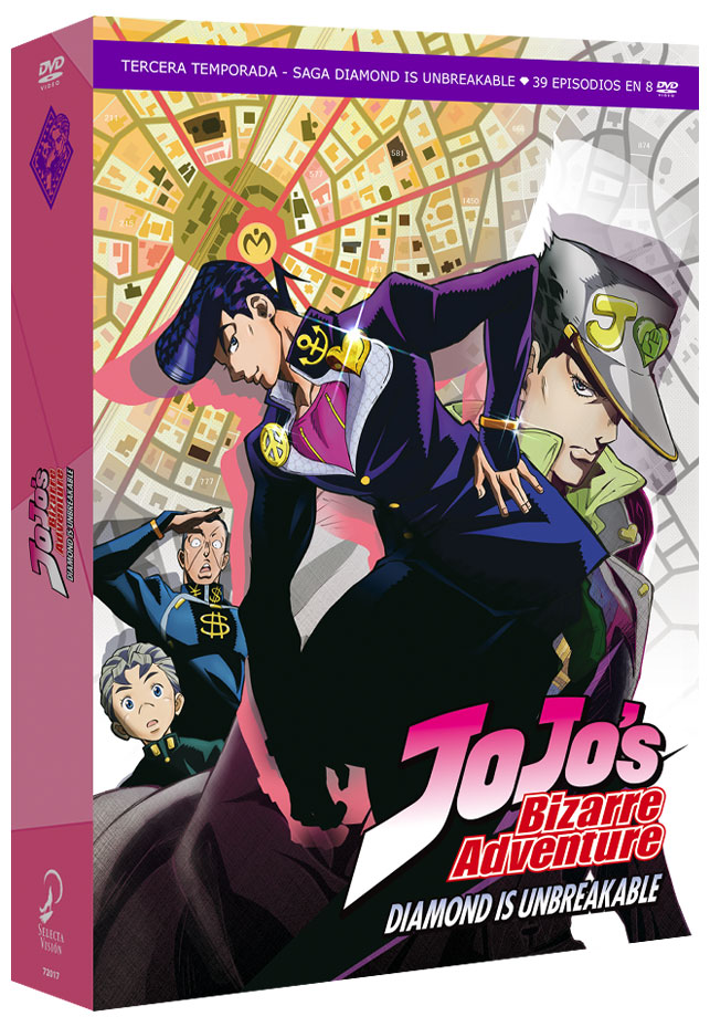 Jojo´s Bizarre Adventure Diamond´s Unbreakable Temporada 3 Dvd