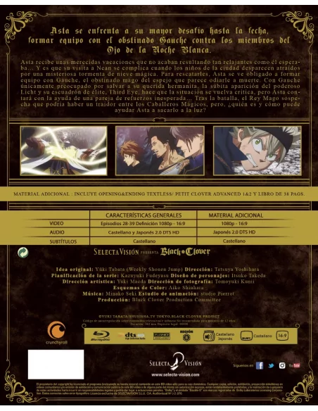 Black Clover Episodios 28 A 39 Bluray (saga Completa De Nean) Blu-ray