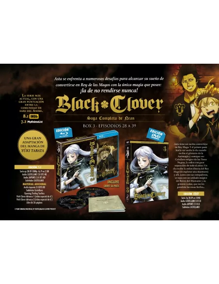 Black Clover Episodios 28 A 39 Bluray (saga Completa De Nean) Blu-ray