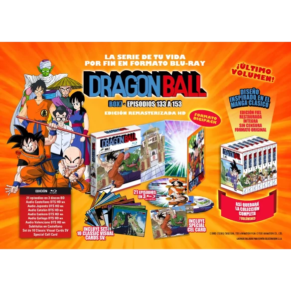 Box Blu-ray Dragon Ball - Todas as Sagas + Filmes + Ovas + Especiais e  Extras - Escorrega o Preço
