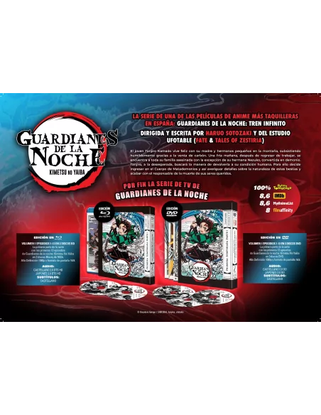 Guardianes De La Noche: Kimetsu No Yaiba Temporada 1 Parte 1 Dvd (episoidos 1 A 13)