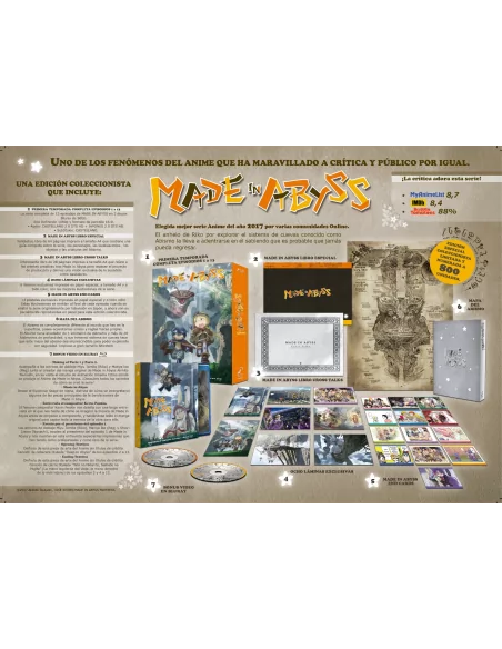 Made In Abyss. T1 Bluray Edición Coleccionistas A4