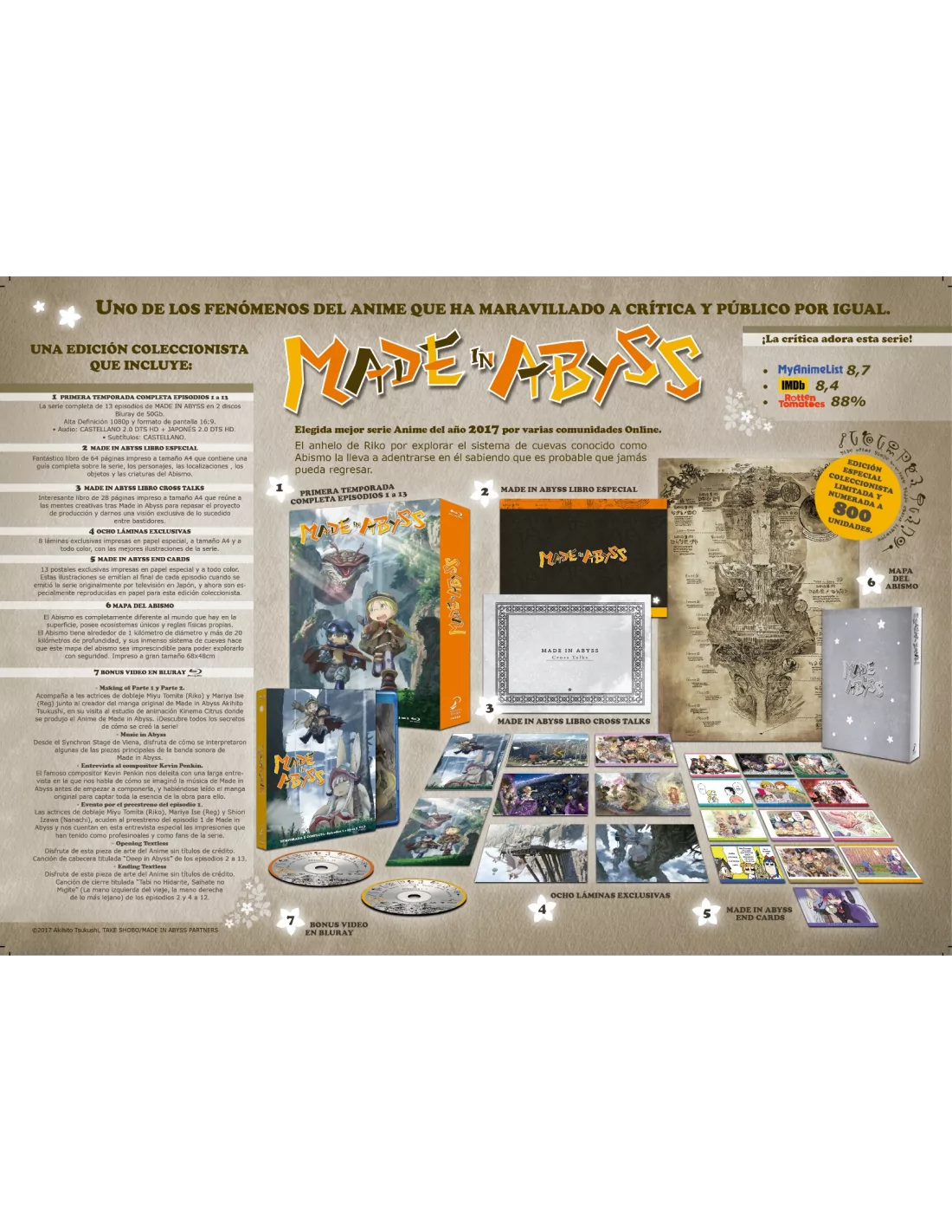 made in abyss la ciudad dorada del sol abrasado - Buy TV series on Blu-Ray  on todocoleccion