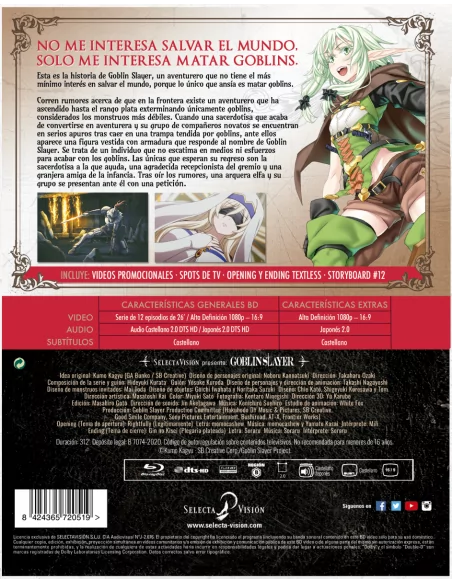 Goblin Slayer EstÁndar Bluray