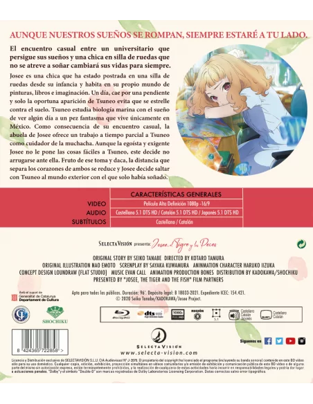 Josee, El Tigre Y Los Peces Blu-ray