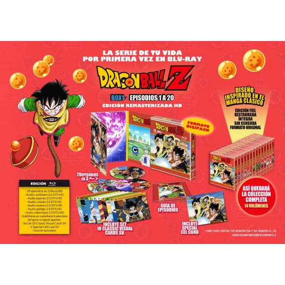 SELECTA VISION Dragon Ball z Saga Completa Box 1 ep 1 al 117 .DVD