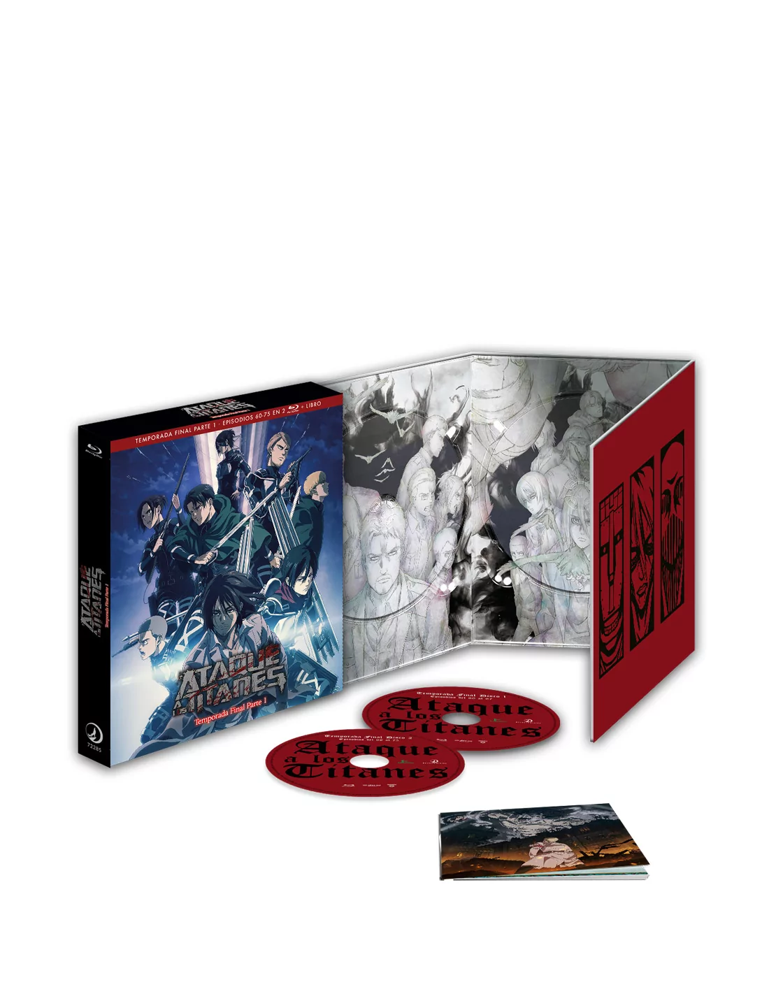 Ataque A los Titans Vol 1 Episodes 1-4 - Blu-Ray + DVD Spanish