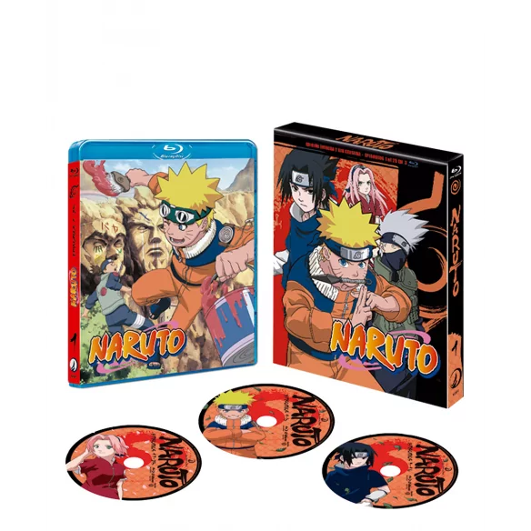 Blu-ray Naruto Clássico - Série completa com dublagem.