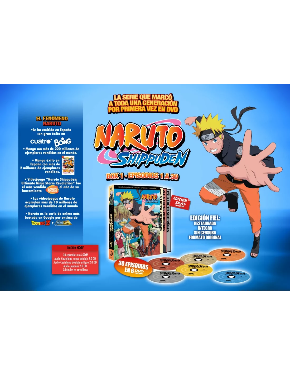 Dónde ver online Naruto y Naruto Shippuden; disfruta el anime entero en  España