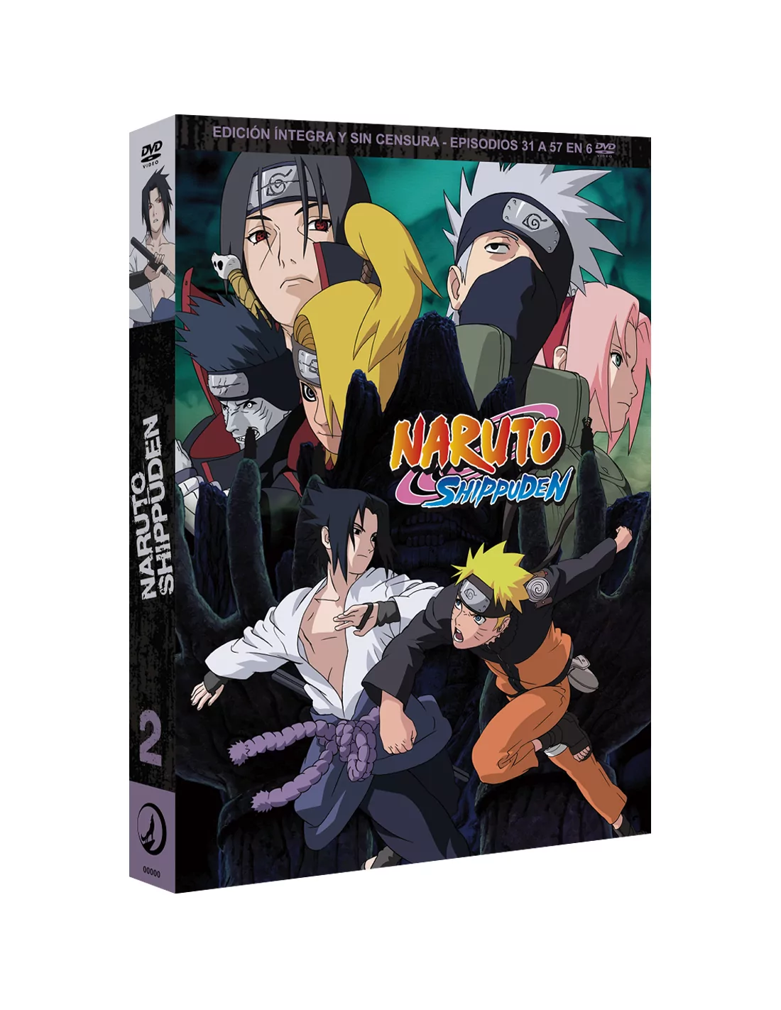 DVD BOX - Naruto Shippuden - Segunda Temporada - Box 2 (5 Discos) - Mini71  na Web