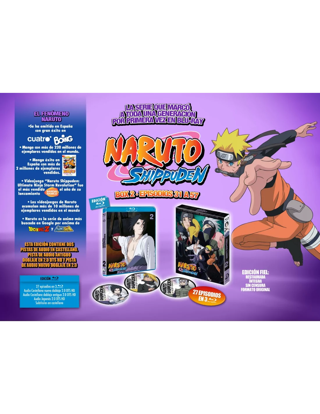 Dvd Naruto Shippuden 2° Temporada - Loja Black Fox