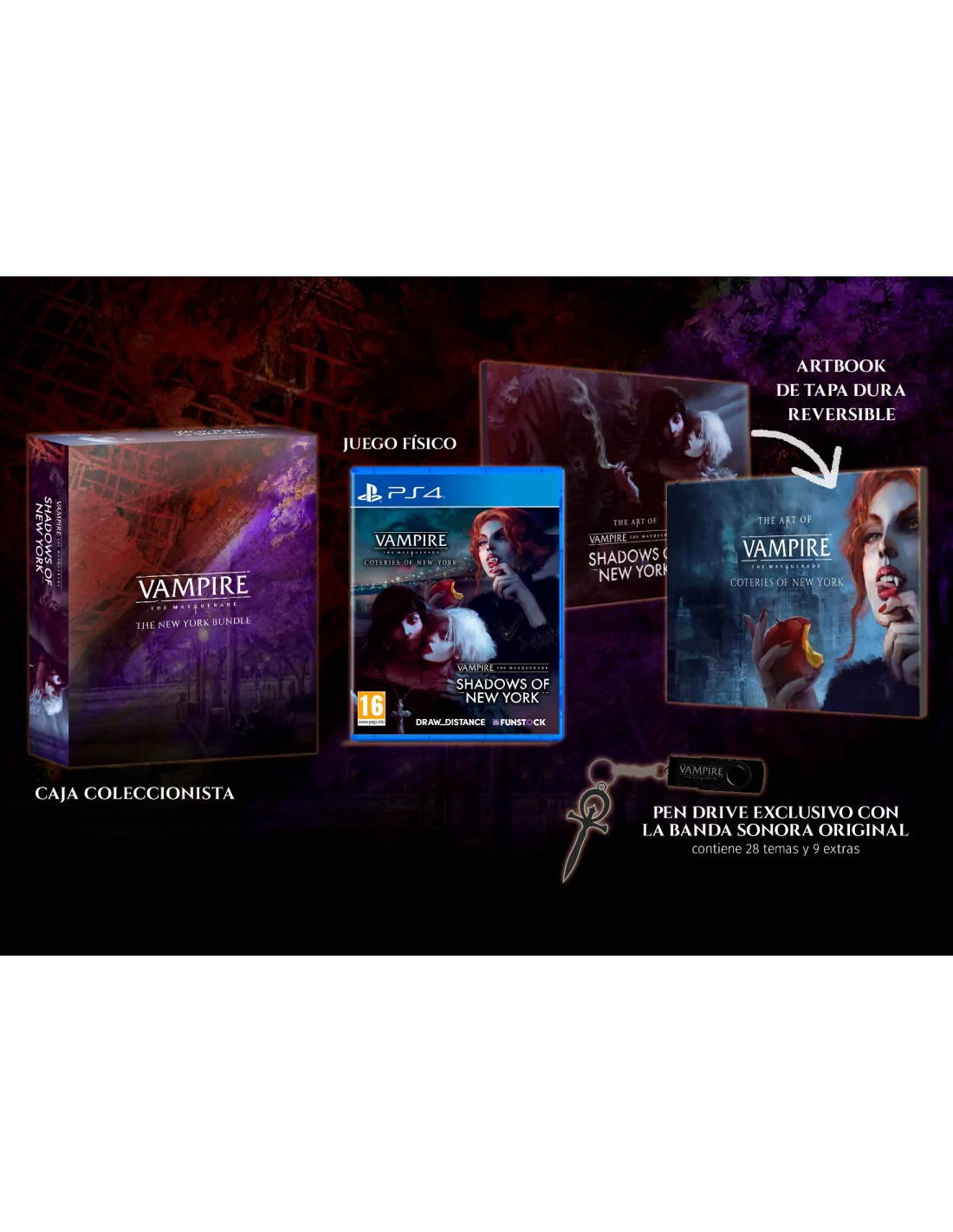 Vampire the Masquerade Coteries and Shadows of New York Collector's Edition