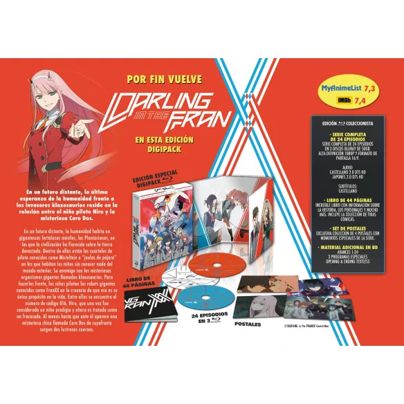 Darling in the Franxx Blu-ray Coleccionista Digipack