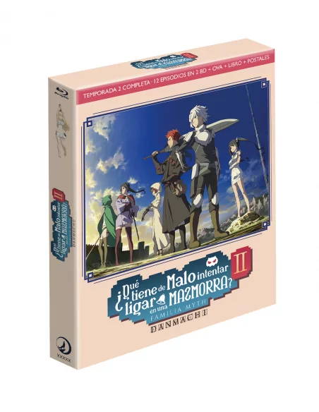 ¿Qué tiene de malo intentar ligar en una mazmorra? Danmachi Temporada 2 Blu-ray Coleccionista Digipack
