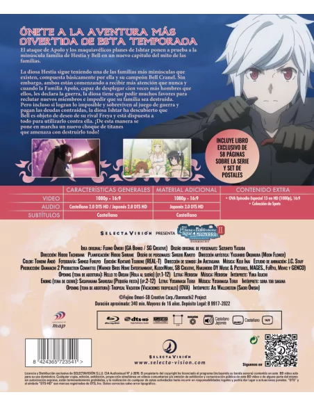 ¿Qué Tiene De Malo Intentar Ligar En Una Mazmorra? Danmachi Temporada 2 ...