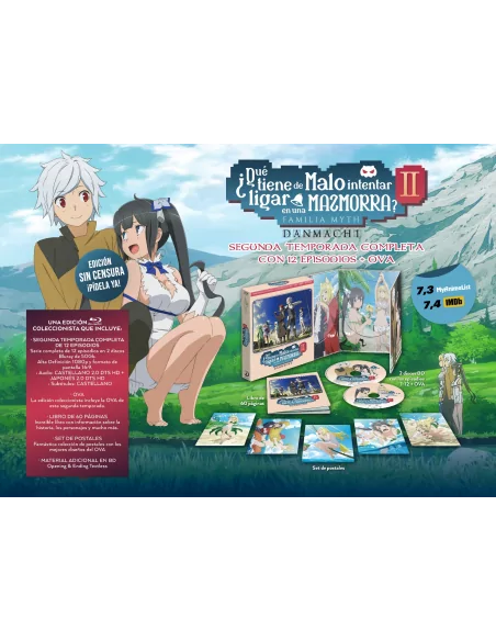 ¿Qué Tiene De Malo Intentar Ligar En Una Mazmorra? Danmachi Temporada 2 ...