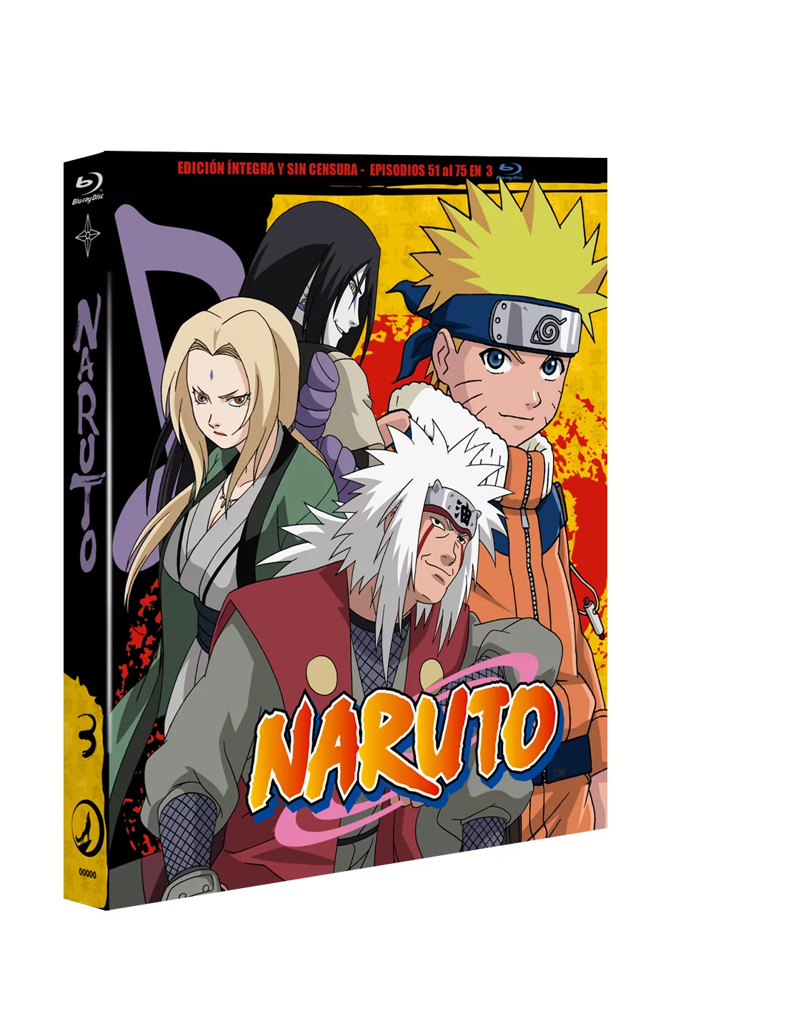 Naruto Box 3 Blu-ray: Episodios 51 a 75