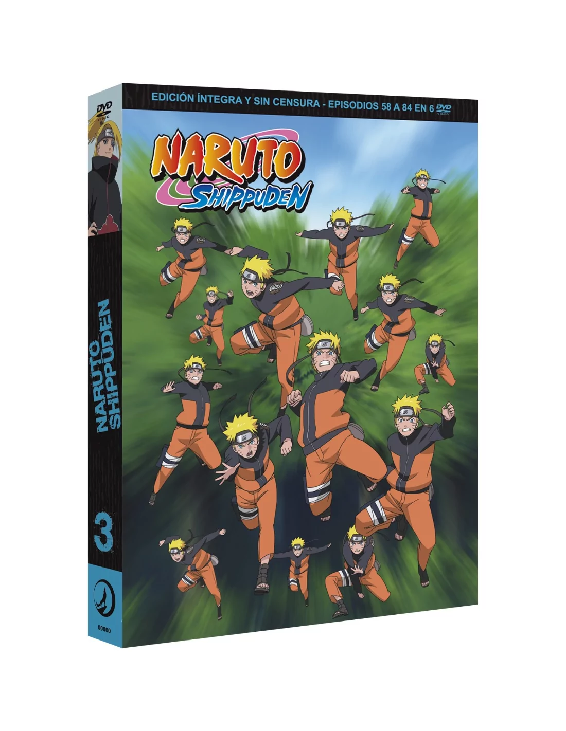 Naruto Shippuden 3 Temporada Completa em 2 dvds
