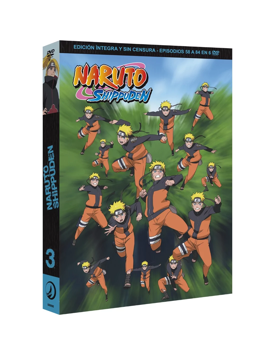 DVD Box - Naruto Shippuden 1a. Temporada - Box 3 - Mini71 na Web